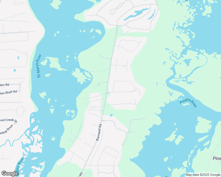 map of restaurants, bars, coffee shops, grocery stores, and more near 96033 River Marsh Bend in Fernandina Beach
