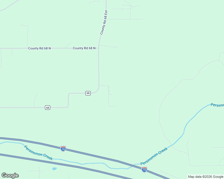 map of restaurants, bars, coffee shops, grocery stores, and more near 28650 County Road 68 in Robertsdale