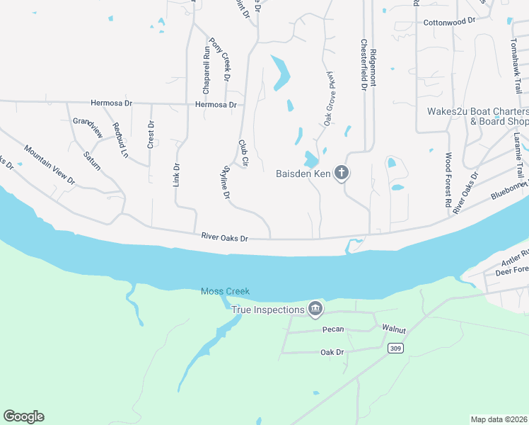 map of restaurants, bars, coffee shops, grocery stores, and more near 188 Skyline Drive in Kingsland