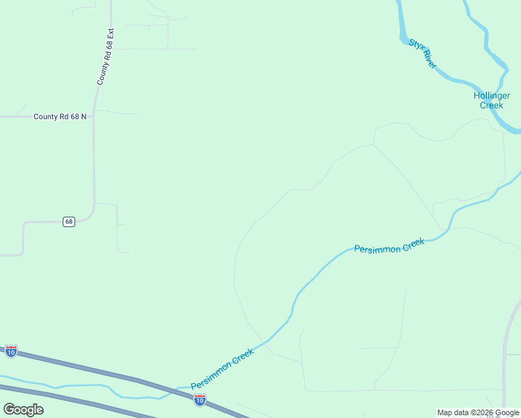 map of restaurants, bars, coffee shops, grocery stores, and more near 22544 Lechner Road in Robertsdale