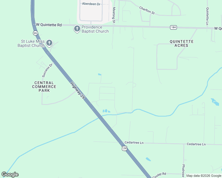 map of restaurants, bars, coffee shops, grocery stores, and more near 2192 U.S. 29 in Cantonment