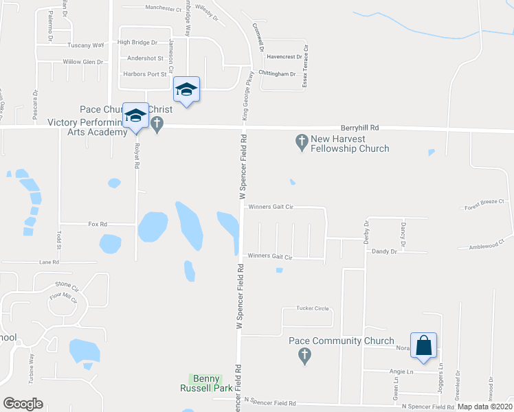map of restaurants, bars, coffee shops, grocery stores, and more near 4451 Winners Gait Circle in Milton