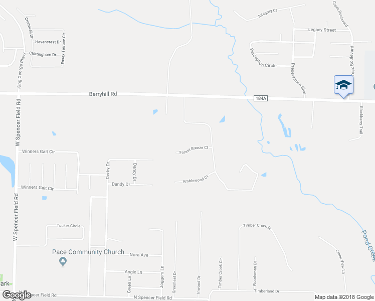 map of restaurants, bars, coffee shops, grocery stores, and more near 4536 Forest Breeze Court in Milton