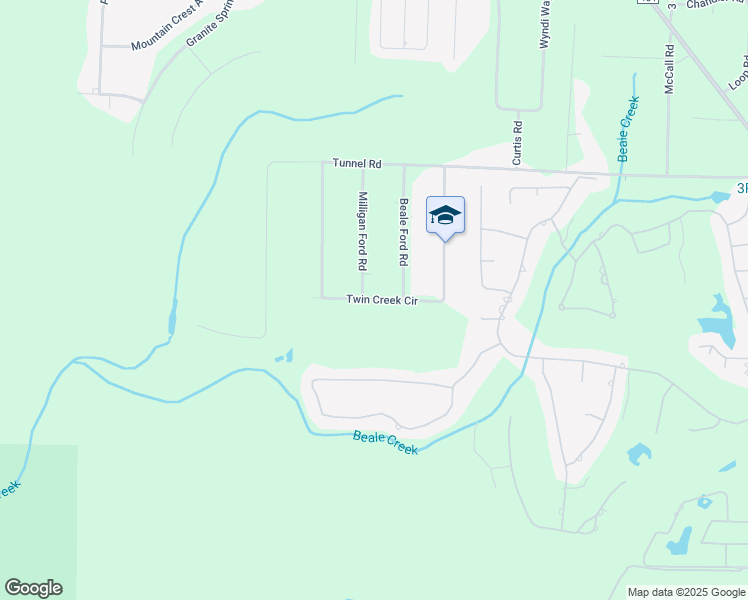 map of restaurants, bars, coffee shops, grocery stores, and more near 5650 Milligan Ford Road in Pace