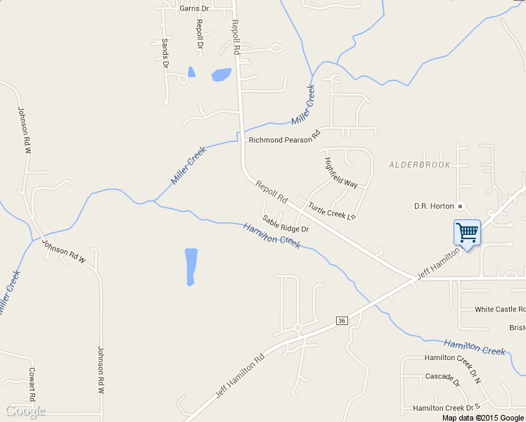 map of restaurants, bars, coffee shops, grocery stores, and more near 2291 Sable Ridge Drive in Mobile