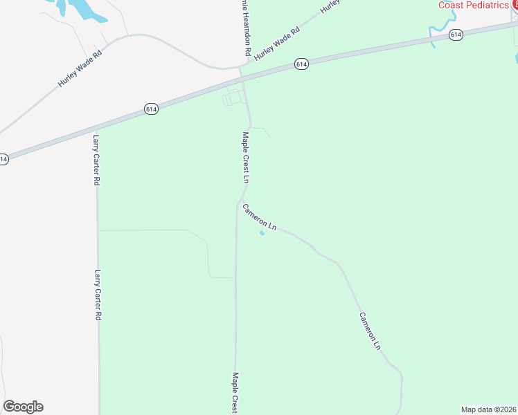 map of restaurants, bars, coffee shops, grocery stores, and more near 20608 Cameron Lane in Moss Point