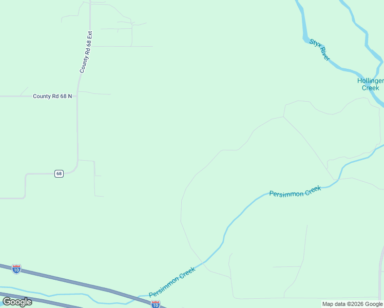 map of restaurants, bars, coffee shops, grocery stores, and more near 22544 Lechner Road in Robertsdale