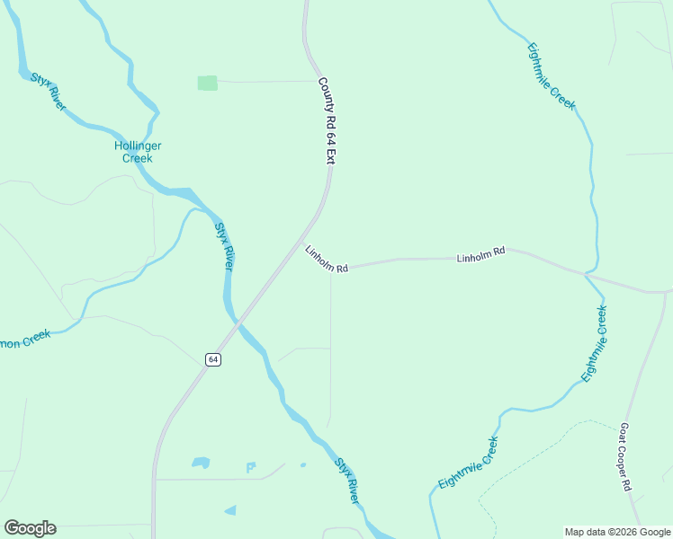 map of restaurants, bars, coffee shops, grocery stores, and more near 24901 Linholm Road in Robertsdale