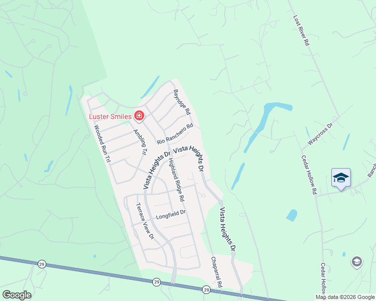 map of restaurants, bars, coffee shops, grocery stores, and more near 1921 Cherry Glade Cove in Georgetown