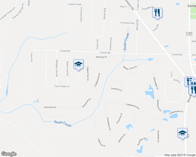 map of restaurants, bars, coffee shops, grocery stores, and more near 3087 Cobblestone Drive in Milton