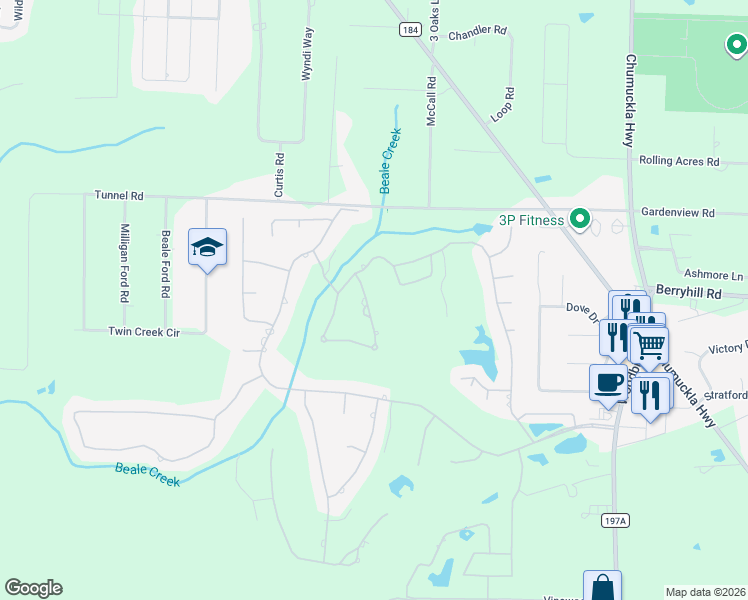 map of restaurants, bars, coffee shops, grocery stores, and more near 5784 Tamarack Drive in Pace