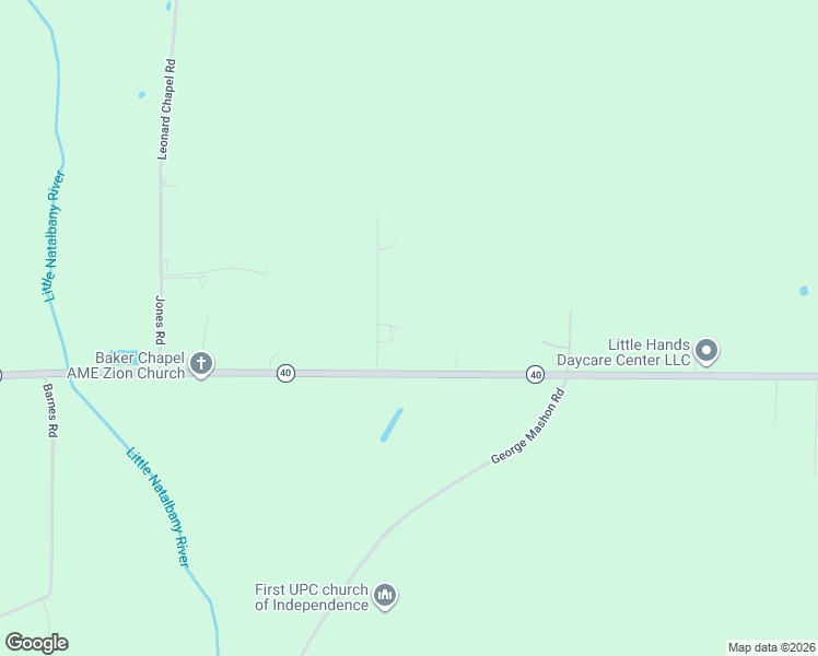 map of restaurants, bars, coffee shops, grocery stores, and more near 39534 Harris Road in Independence