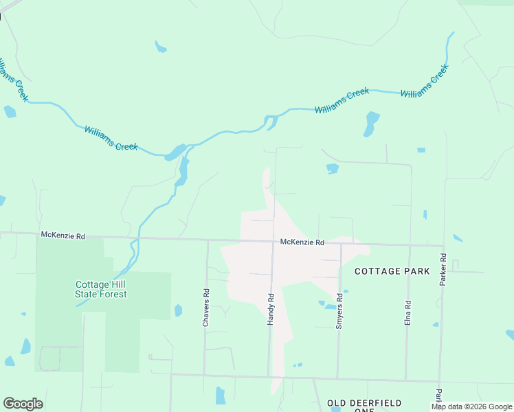 map of restaurants, bars, coffee shops, grocery stores, and more near 2245 Handy Road in Escambia County
