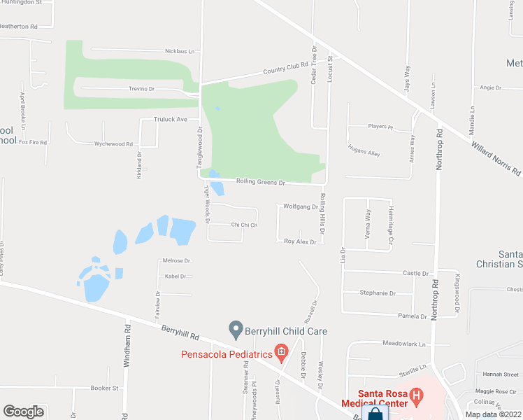 map of restaurants, bars, coffee shops, grocery stores, and more near 5905 Chi Chi Circle in Milton