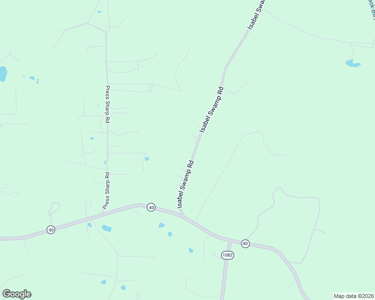 map of restaurants, bars, coffee shops, grocery stores, and more near 83233 Isabel Swamp Road in Bush
