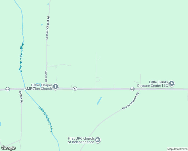 map of restaurants, bars, coffee shops, grocery stores, and more near 39534 Harris Road in Independence