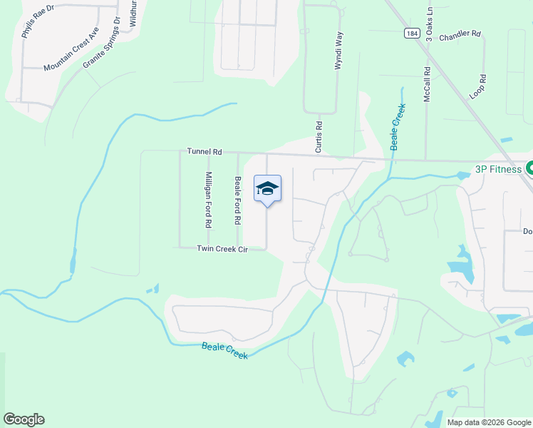 map of restaurants, bars, coffee shops, grocery stores, and more near Twin Creek Circle in Milton