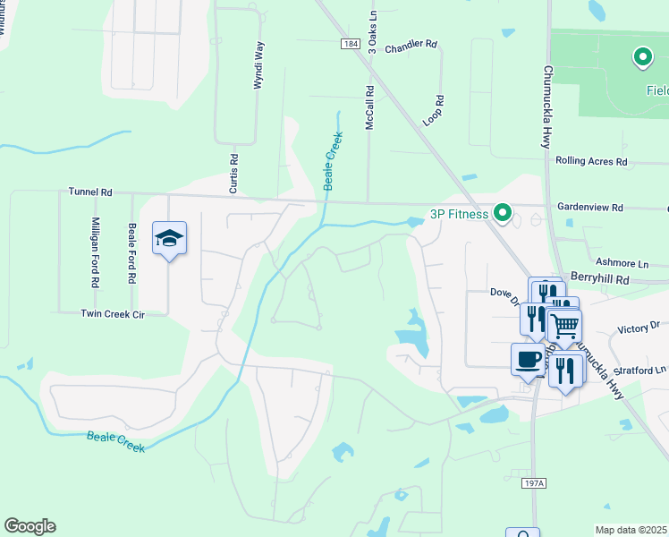 map of restaurants, bars, coffee shops, grocery stores, and more near 5737 Cobble Creek Drive in Pace