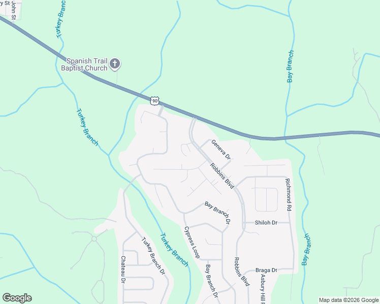 map of restaurants, bars, coffee shops, grocery stores, and more near Harper's Ferry Crossing in Baldwin County