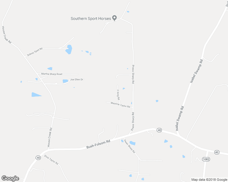 map of restaurants, bars, coffee shops, grocery stores, and more near 83199 F King Road in Bush