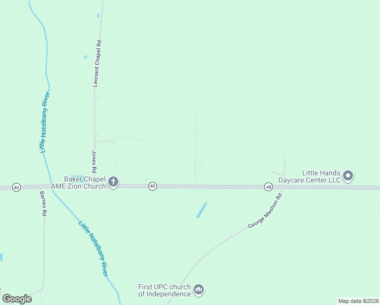 map of restaurants, bars, coffee shops, grocery stores, and more near 39534 Harris Road in Independence