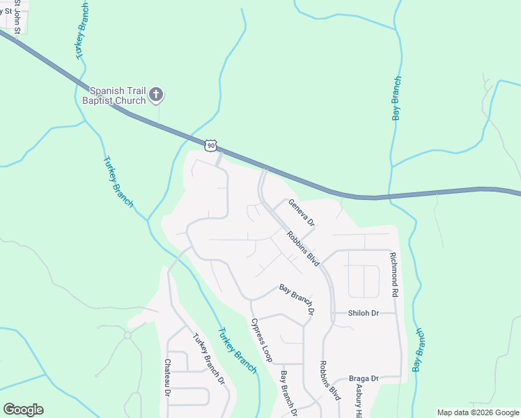 map of restaurants, bars, coffee shops, grocery stores, and more near Harper's Ferry Crossing in Daphne