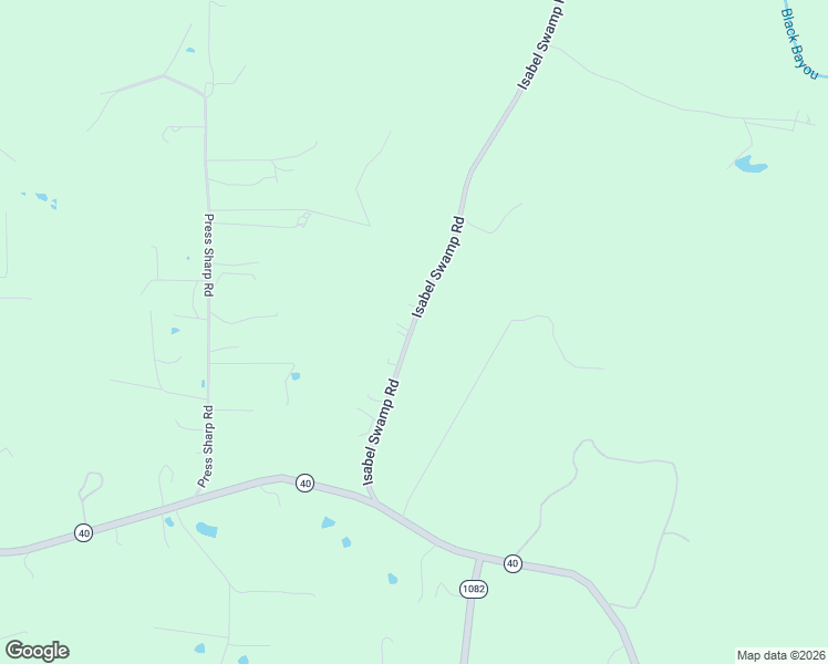 map of restaurants, bars, coffee shops, grocery stores, and more near 83233 Isabel Swamp Road in Bush
