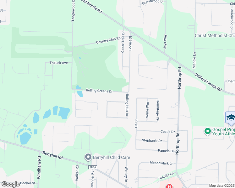 map of restaurants, bars, coffee shops, grocery stores, and more near 5972 Rolling Greens Drive in Milton
