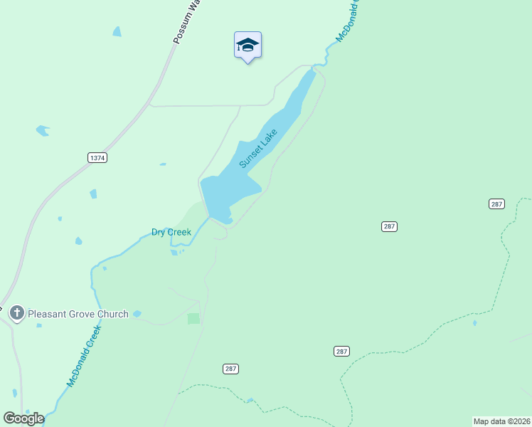 map of restaurants, bars, coffee shops, grocery stores, and more near 197 Sunset Lake Road in Huntsville