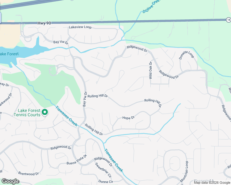 map of restaurants, bars, coffee shops, grocery stores, and more near 105 Lancaster Circle in Daphne