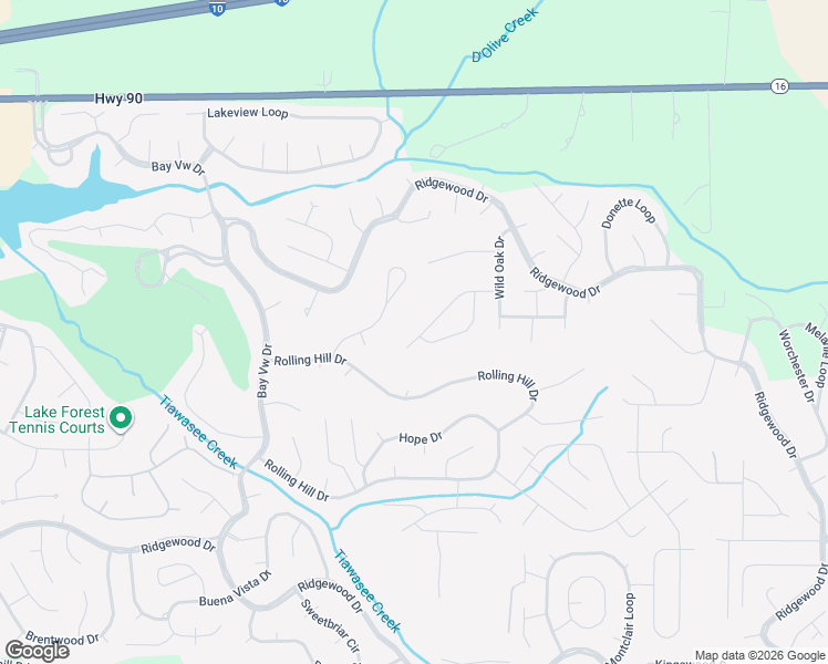 map of restaurants, bars, coffee shops, grocery stores, and more near 120 Dewitt Circle in Daphne