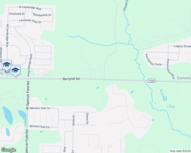 map of restaurants, bars, coffee shops, grocery stores, and more near 4392 County Road 184A in Milton