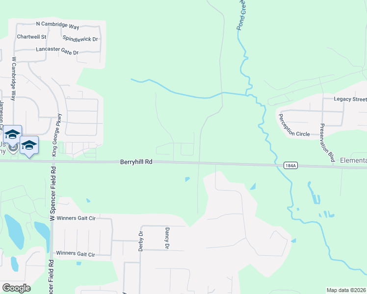 map of restaurants, bars, coffee shops, grocery stores, and more near 4392 County Road 184A in Milton