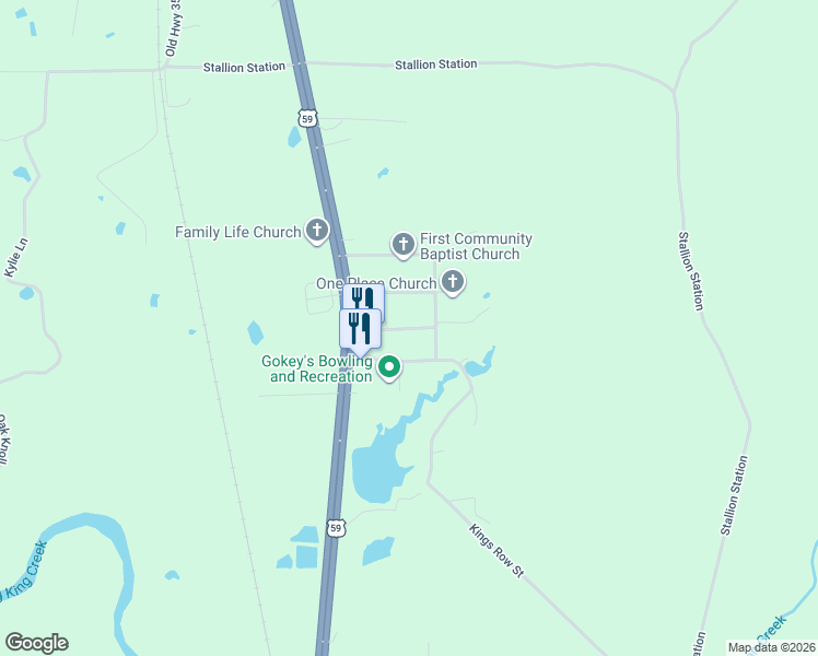 map of restaurants, bars, coffee shops, grocery stores, and more near 101 Checkmate in Livingston