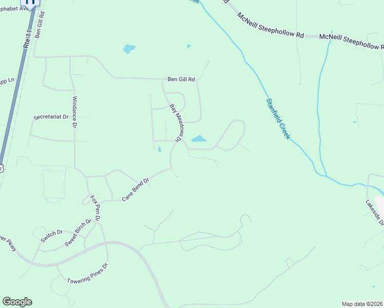 map of restaurants, bars, coffee shops, grocery stores, and more near Knoll Creek Drive in Carriere