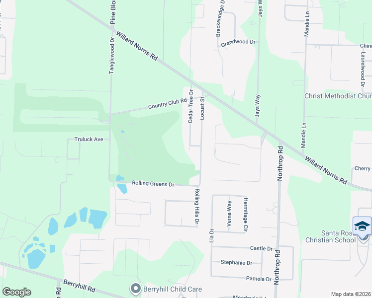 map of restaurants, bars, coffee shops, grocery stores, and more near 5851 Cedar Tree Drive in Milton