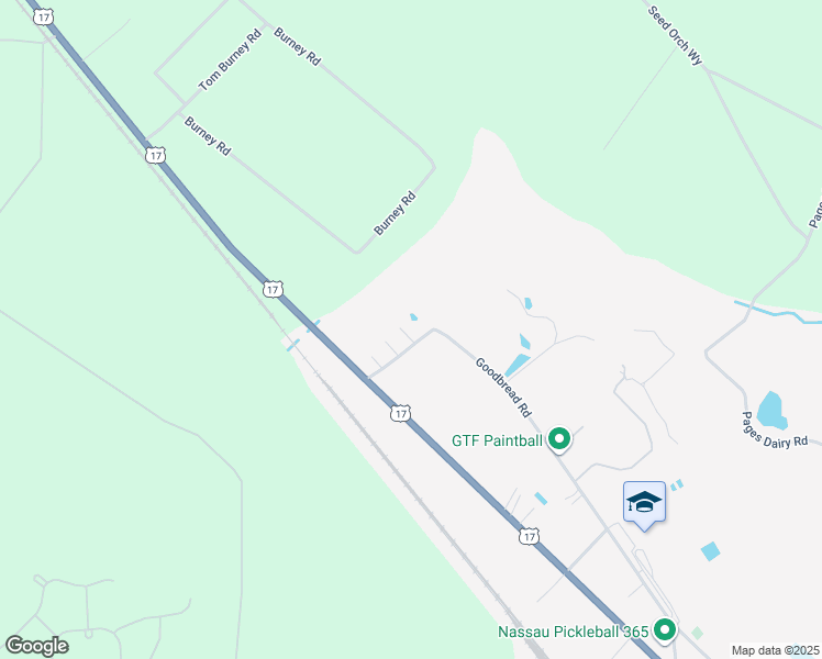 map of restaurants, bars, coffee shops, grocery stores, and more near 1233 Susi Lane in Yulee