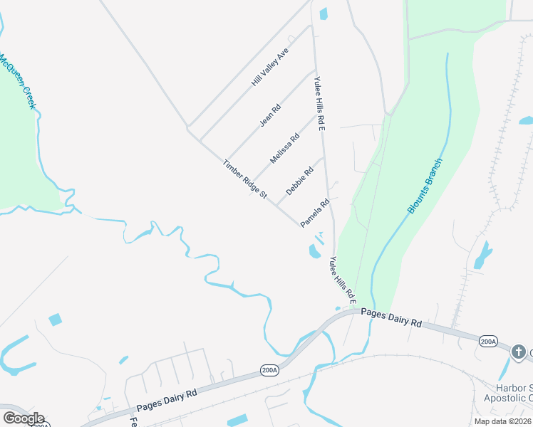 map of restaurants, bars, coffee shops, grocery stores, and more near 86127 Timber Ridge Street in Yulee