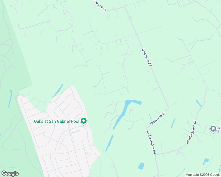 map of restaurants, bars, coffee shops, grocery stores, and more near 2801 Oak Haven Circle in Georgetown