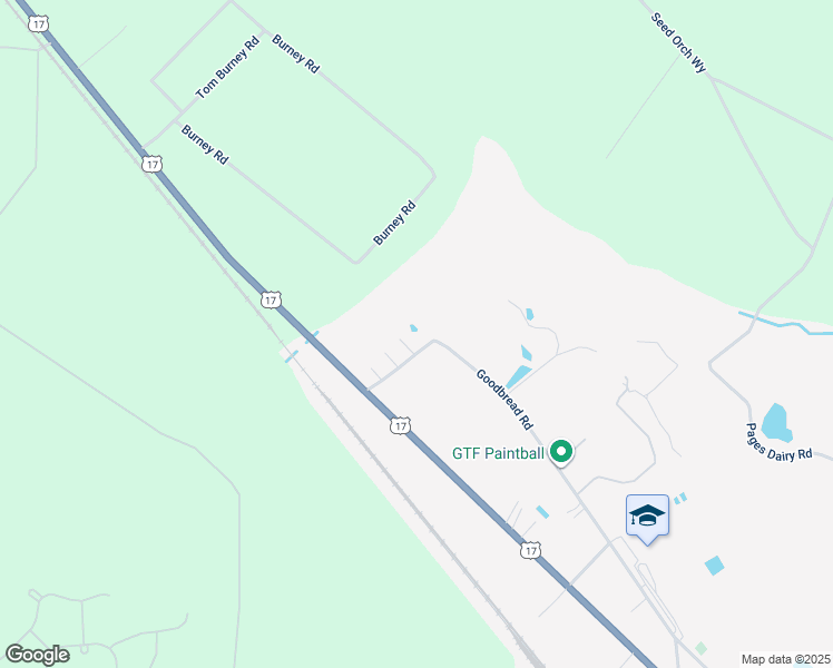 map of restaurants, bars, coffee shops, grocery stores, and more near 1233 Susi Lane in Yulee