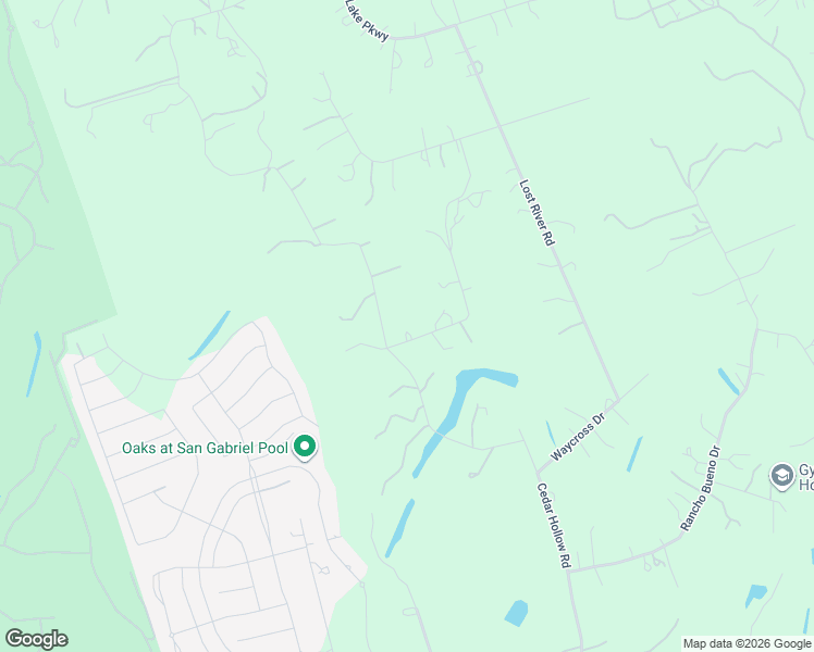 map of restaurants, bars, coffee shops, grocery stores, and more near 2801 Oak Haven Circle in Georgetown