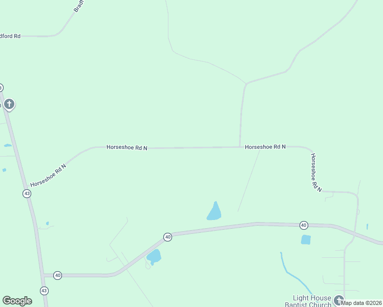 map of restaurants, bars, coffee shops, grocery stores, and more near Horseshoe Road in Amite City