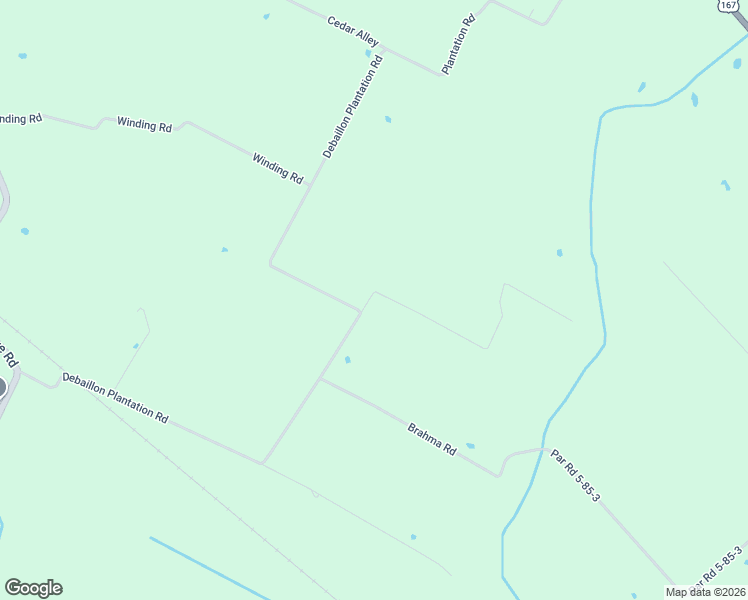 map of restaurants, bars, coffee shops, grocery stores, and more near 127 Bienville Road in Ville Platte