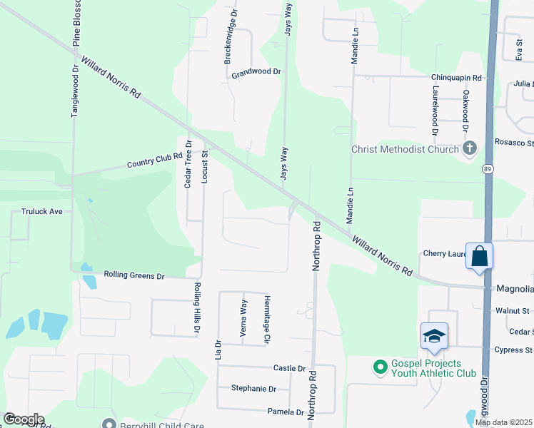 map of restaurants, bars, coffee shops, grocery stores, and more near 6024 Players Place in Milton