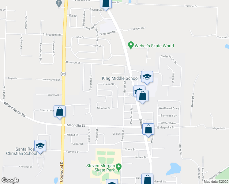 map of restaurants, bars, coffee shops, grocery stores, and more near 5902 Independence Drive in Milton