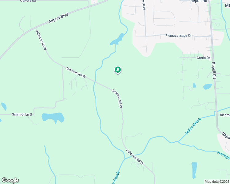 map of restaurants, bars, coffee shops, grocery stores, and more near 2521 Johnson Road West in Mobile