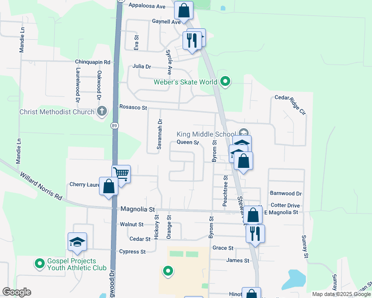 map of restaurants, bars, coffee shops, grocery stores, and more near 5922 Independence Drive in Milton