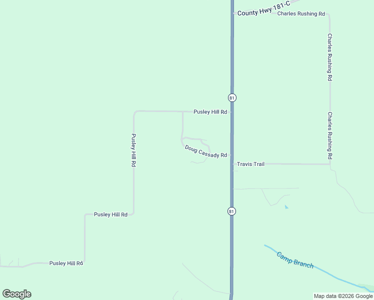 map of restaurants, bars, coffee shops, grocery stores, and more near 116 Mattie Birch Road in Ponce de Leon