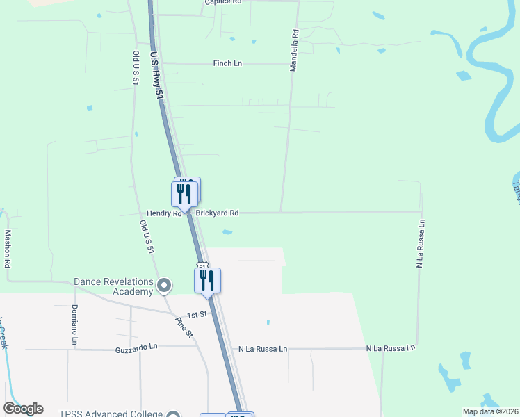 map of restaurants, bars, coffee shops, grocery stores, and more near 13137 Brickyard Road in Independence