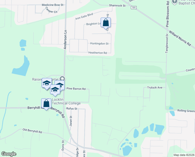 map of restaurants, bars, coffee shops, grocery stores, and more near 5659 April Brooke Lane in Milton
